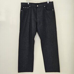 Boss Hugo Boss Pants Mens 40 x34 (31) Gray Zip Fly Classic Deisgner Wool Blend
